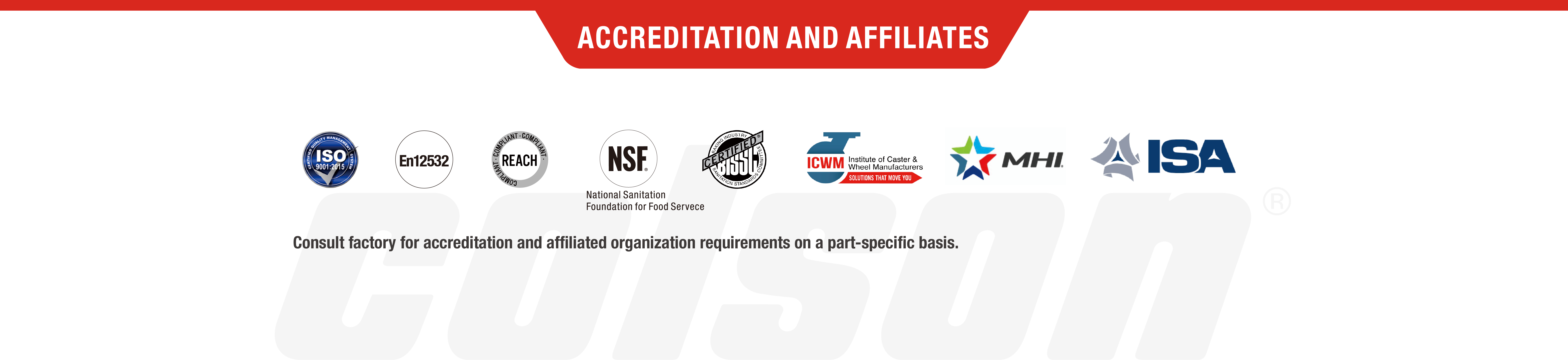 ACCREDITATION AND AFFILIATES