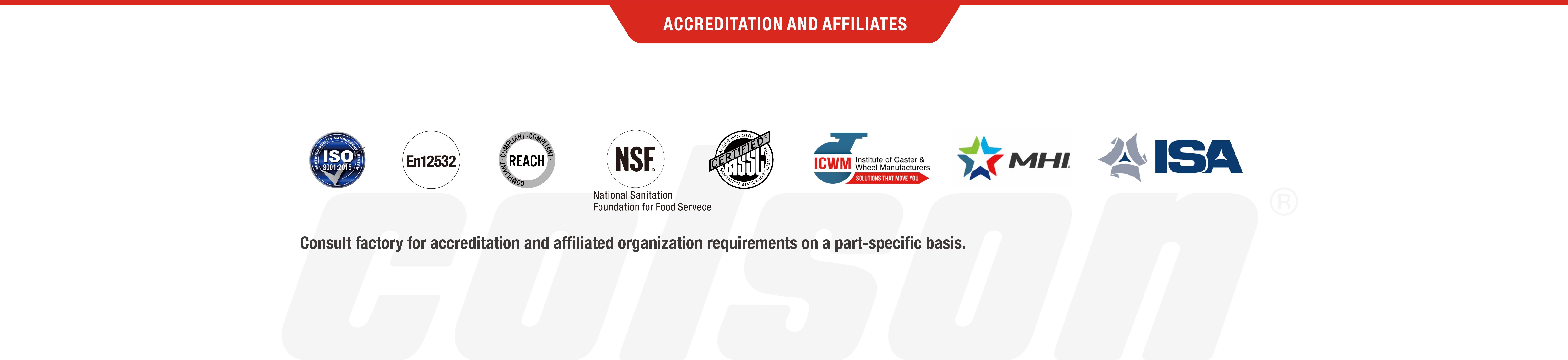 ACCREDITATION AND AFFILIATES